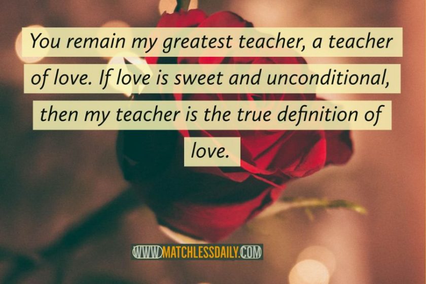 Top 100 You Are the Best Teacher Quotes in 2022 - Matchless Daily