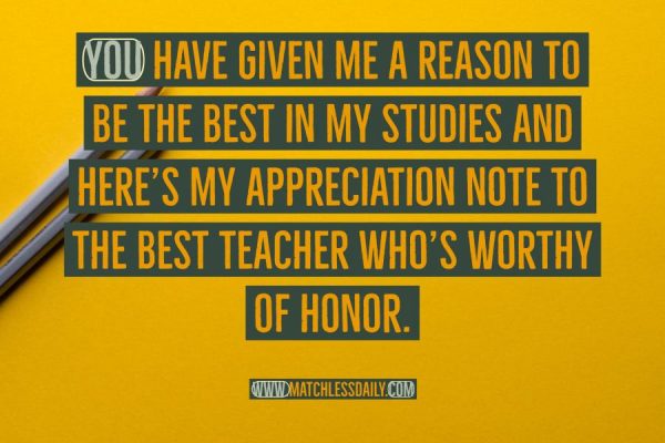 Top 100 You Are the Best Teacher Quotes - Matchless Daily